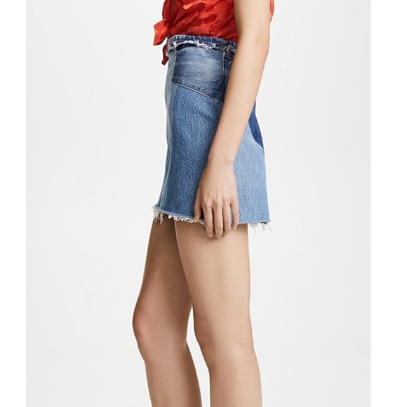 Re/Done Denim Skirt NWOT Size 26 - Picture 8 of 16